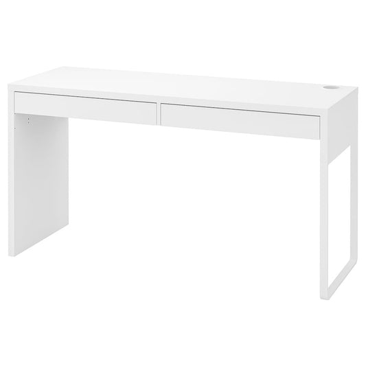 [pre-order] MICKE Desk, white, 142x50 cm