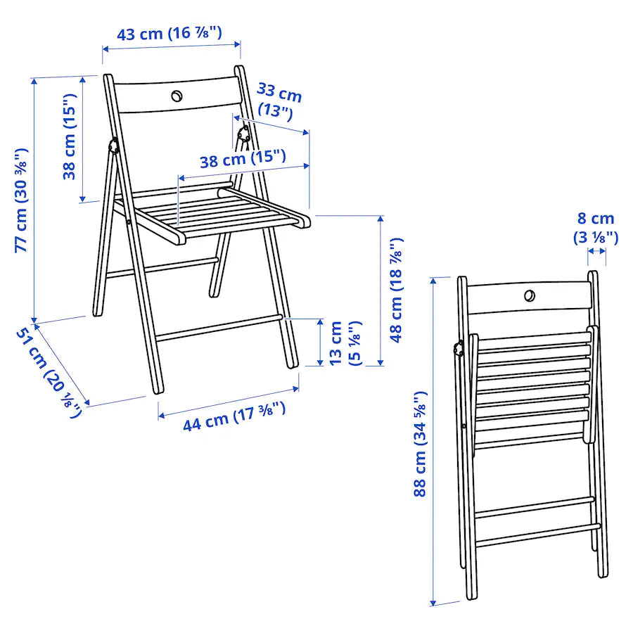 [pre-order] KALLHÄLL / TERJE Table and 4 chairs, white/light grey/Knisa white/light grey, 33/89/145x98 cm