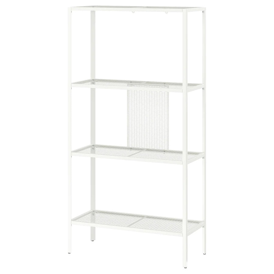 BAGGEBO Shelving unit, metal/white60x25x116 cm