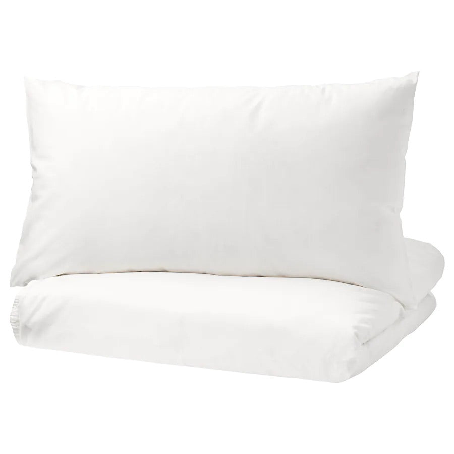 ÄNGSLILJA Duvet cover and 2 pillowcases, white200x200/50x80 cm