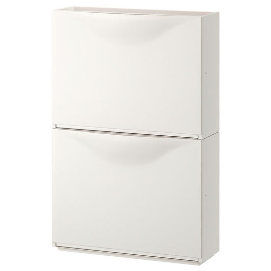 [pre-order] IKEA TRONES Shoe cabinet/storage, white, 52x18x39 cm