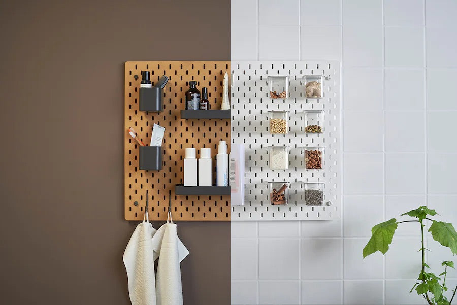 SKÅDIS Pegboard, wood36x56 cm