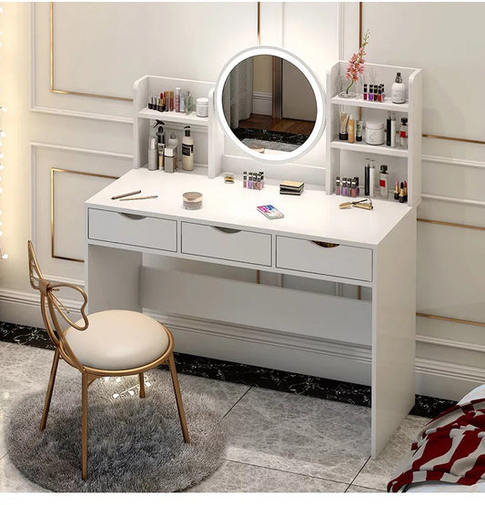 PRIDĒ dressing table with LED mirror , 100 cm